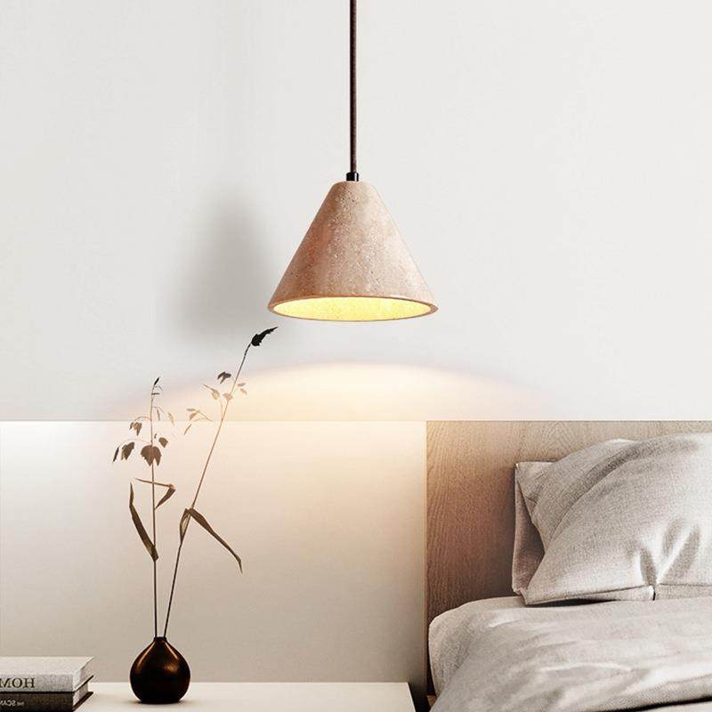 侘寂风北欧简约现代卧室床头吊灯可升降复古中古岛台设计感灯具,淘宝优惠券,粉丝福利购,淘宝优惠卷