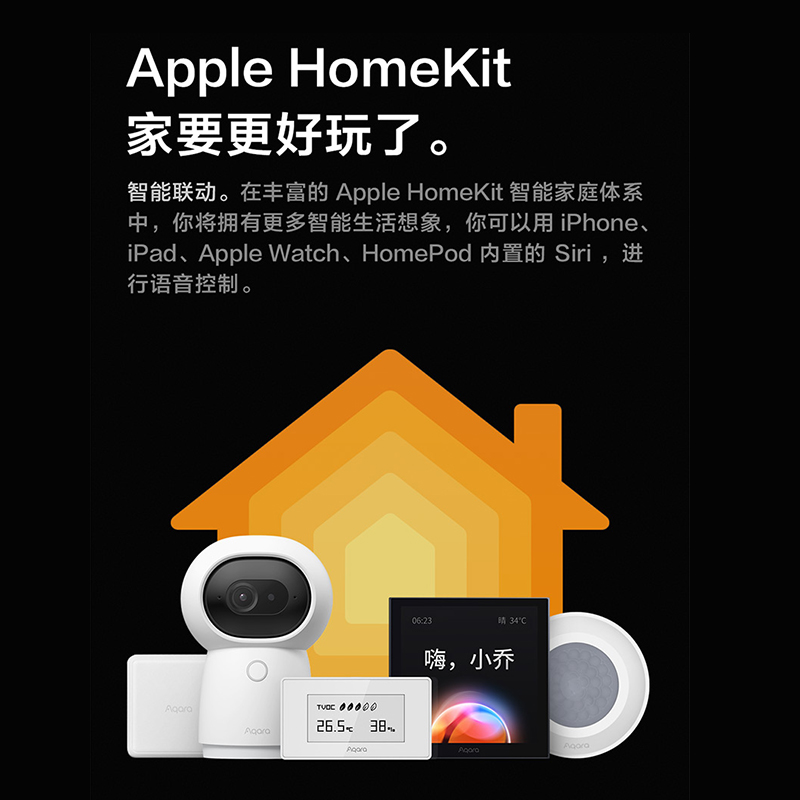 绿米Aqara集悦智慧面板S1小乔语音网关版Homekit触摸屏智能开关-图1