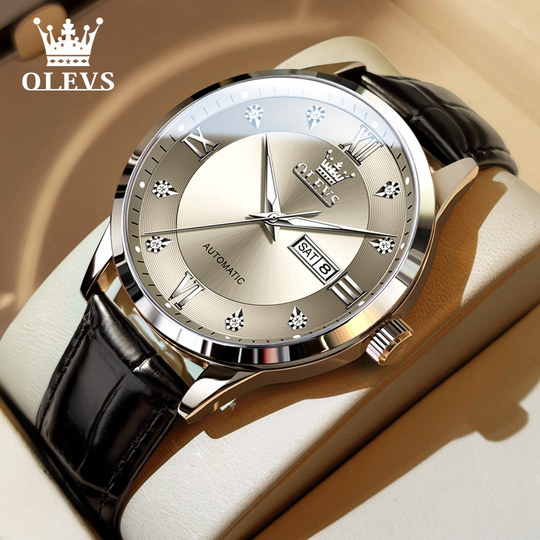 瑞士欧利时手表男2025新款机械表正品全自动时尚夜光高级品牌腕表