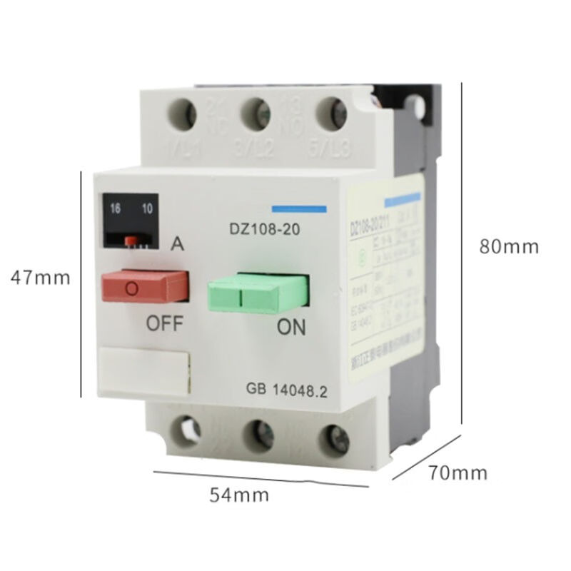 ZT-断路器DZ108-20/211电动机保护器断路器0.4-0.63A - 图1