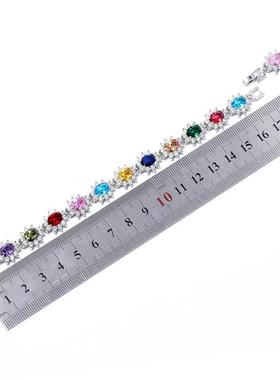 Light luxury women's colorful jewelry bracelet0