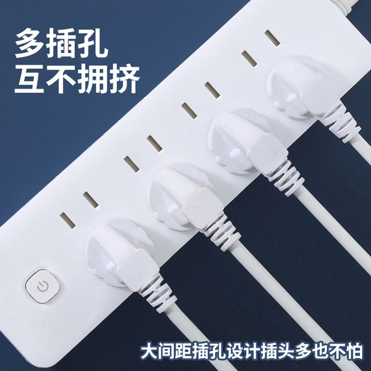 Удлинитель на 21 отверстие поставляется с наклейками для лазания по стенам для безопасности с несколькими отверстиями и предотвращения случайного прикосновения.