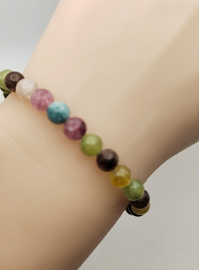 竹节小南瓜玛瑙碧玺知性风珍珠