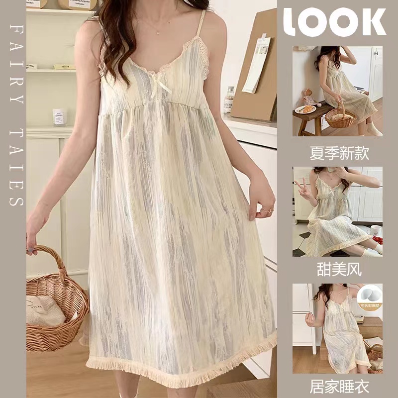 睡衣女ins宫廷风短袖短裤网红泡泡纱韩版小清新樱桃熊家居服直-第3张图片-提都小院 睡衣女ins宫廷风短袖短裤网红泡泡纱韩版小清新樱桃熊家居服直-第3张图片-提都小院