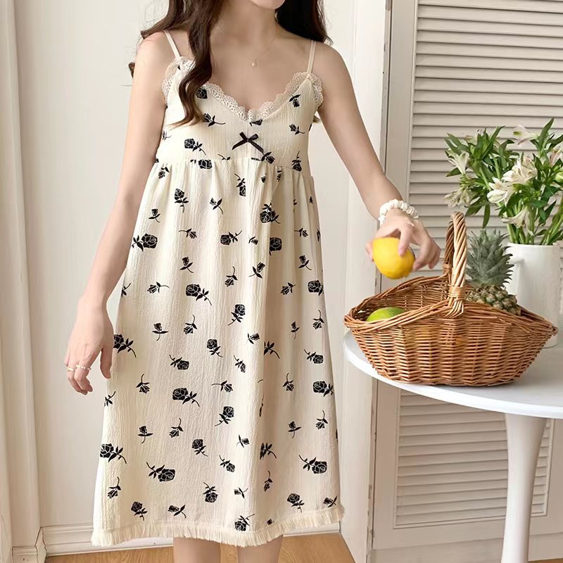 睡衣女ins宫廷风短袖短裤网红泡泡纱韩版小清新樱桃熊家居服直-第2张图片-提都小院 睡衣女ins宫廷风短袖短裤网红泡泡纱韩版小清新樱桃熊家居服直-第2张图片-提都小院