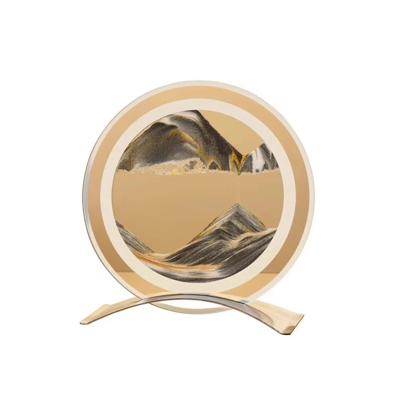 创意3D流沙画摆件电视柜酒柜客厅桌面装饰品艺术沙漏轻奢礼物家居,淘宝优惠券,粉丝福利购,淘宝优惠卷