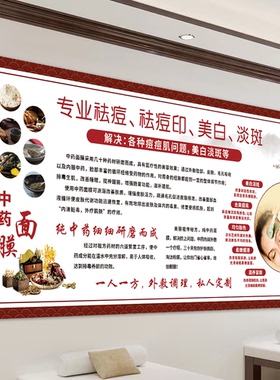 颈肩腰腿疼各大症状装饰画墙贴纸
