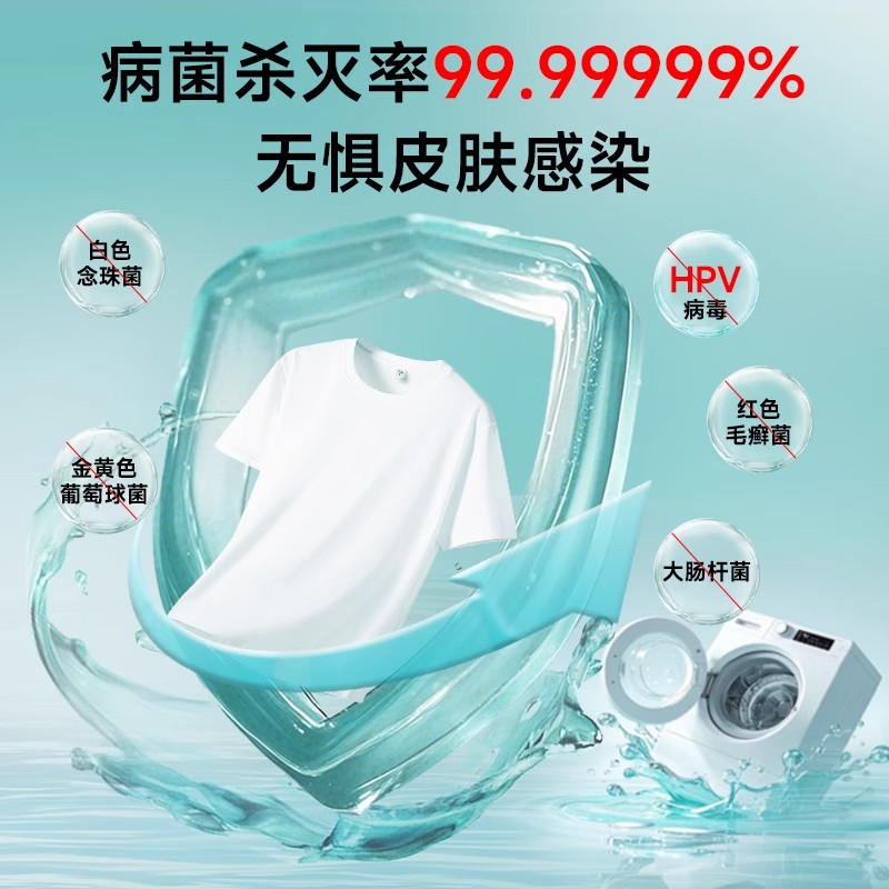 HPV衣物消毒片公用洗衣机高效清洗除菌剂宿舍公共灭菌专用洗衣片 - 图1