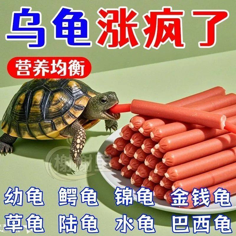宠物零食火腿肠乌龟草龟吃的零食整箱批发幼龟训练龟饲料奖励宠物,淘宝优惠券,粉丝福利购,淘宝优惠卷