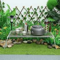 Aluminum Alloy Portable Folding Camping Eggg Roll Table with