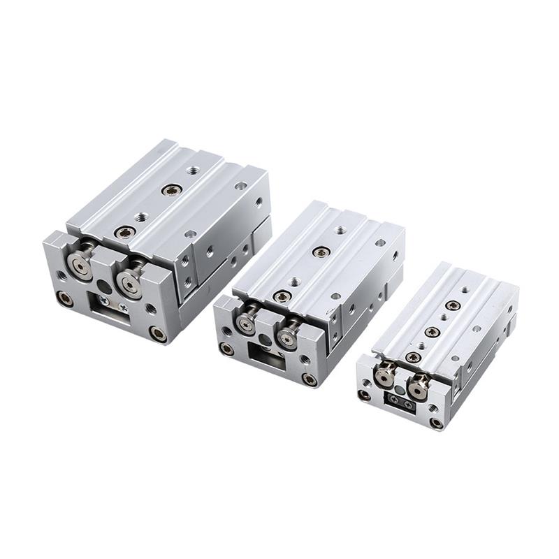 SMC型滑台气缸MXS6/8/12/16/20/25L-10-20-30-40-50-75-100-125AS - 图3