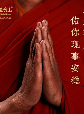 五台山文创本命年红绳手链