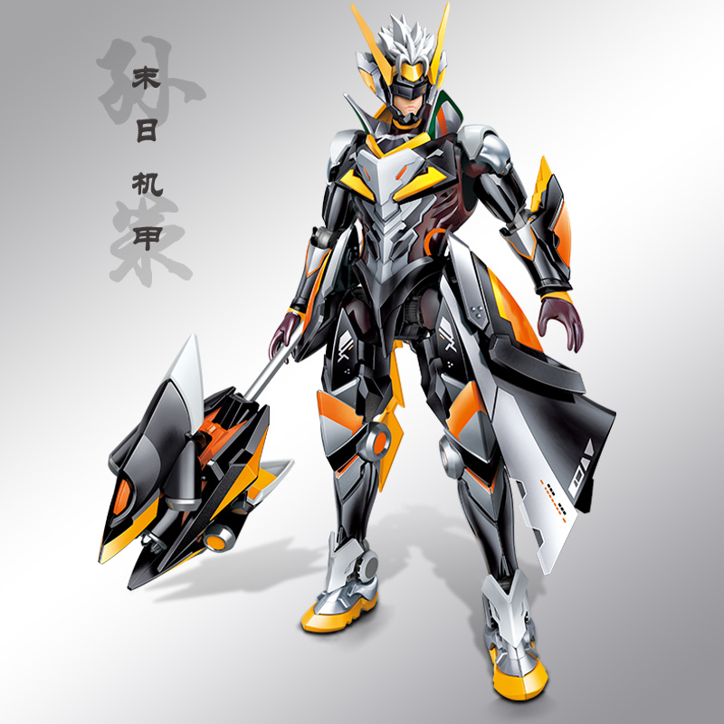 奇妙积木正版王者荣耀孙尚香机甲手办拼装玩具模型儿童生日礼物 - 图1