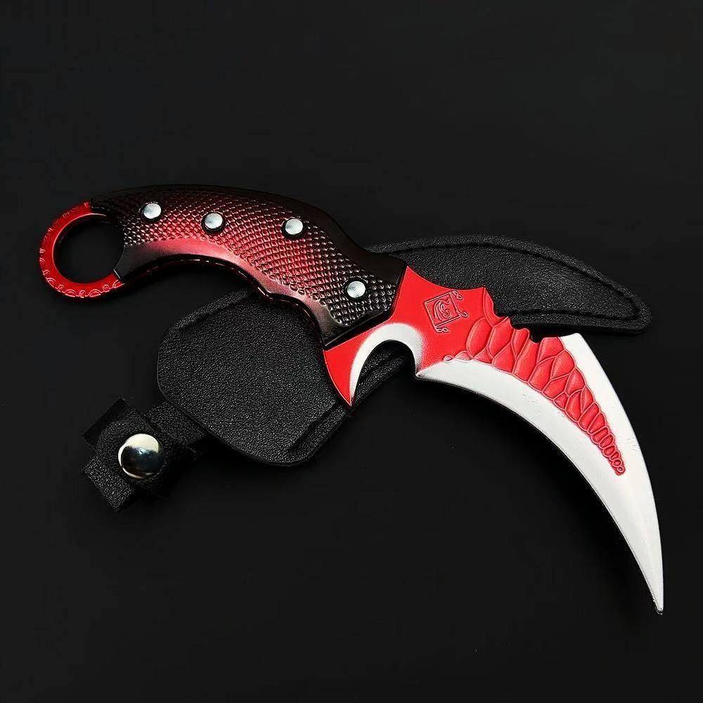 三角洲行动周边赤枭爪刀武器模型金属手办合金匕首摆件兵器玩具 - 图1