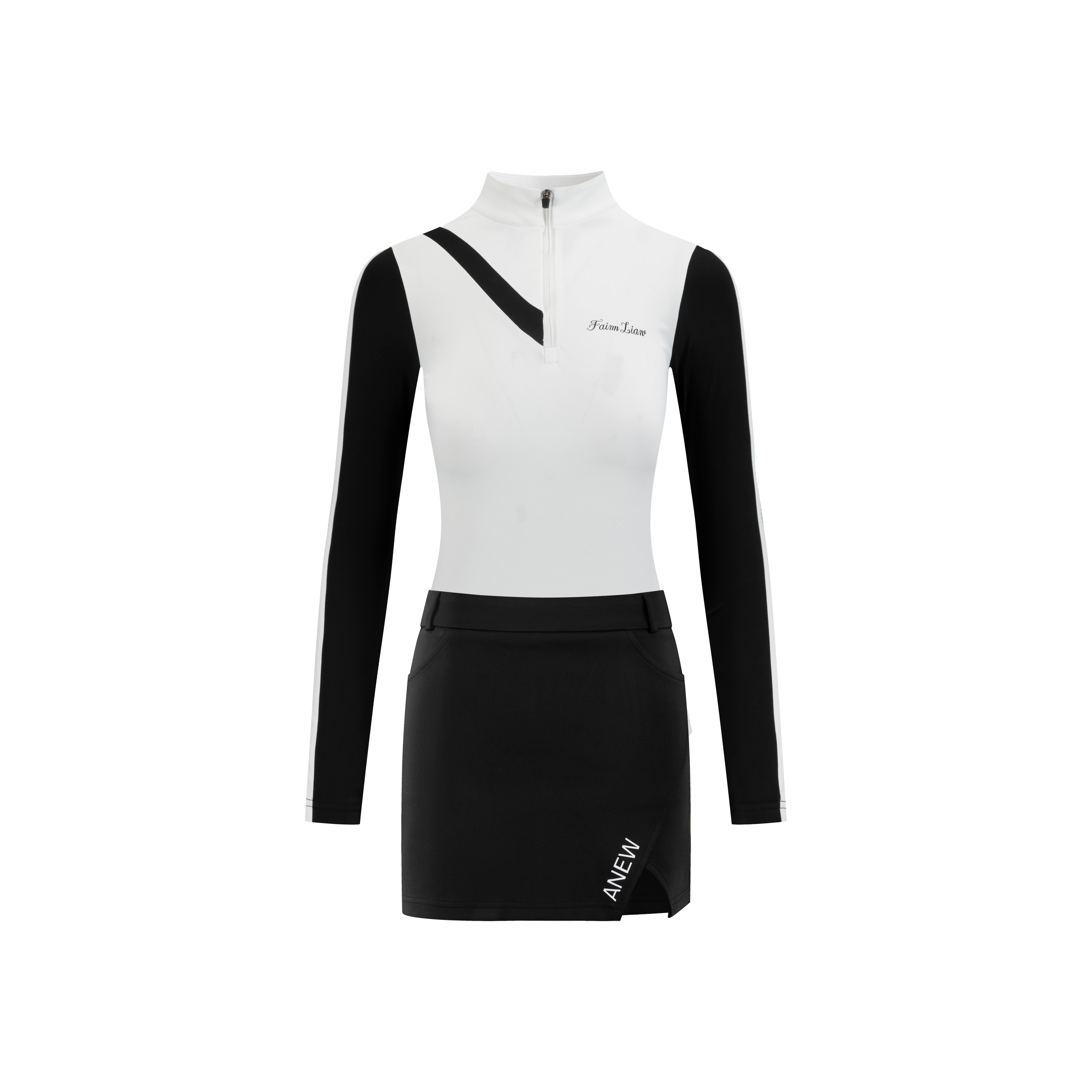 高尔夫球服女秋冬防晒长袖速干上衣golf修身包臀半身短裙运动套装,淘宝优惠券,粉丝福利购,淘宝优惠卷