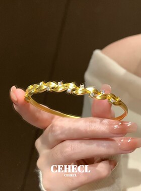 新中式古法麦穗手镯女高级感手饰