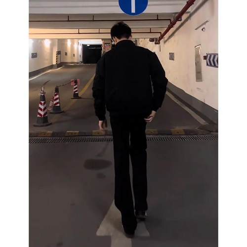 高腰提档517弯刀西裤男款cleanfit美式显瘦显腿长裤子直筒微喇裤 - 图1