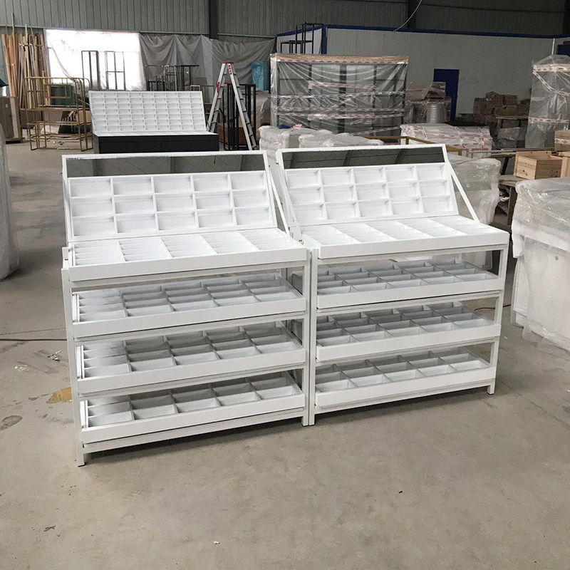 定制眼镜店展柜饰品货架多层格子单面中岛陈列架柜台展示柜珠宝柜,淘宝优惠券,粉丝福利购,淘宝优惠卷