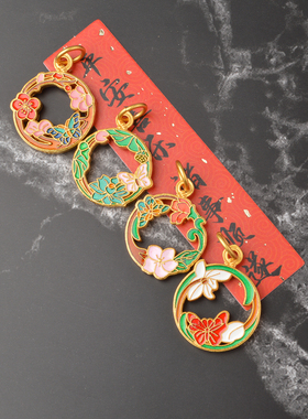 其他女黄铜生辰花沙金