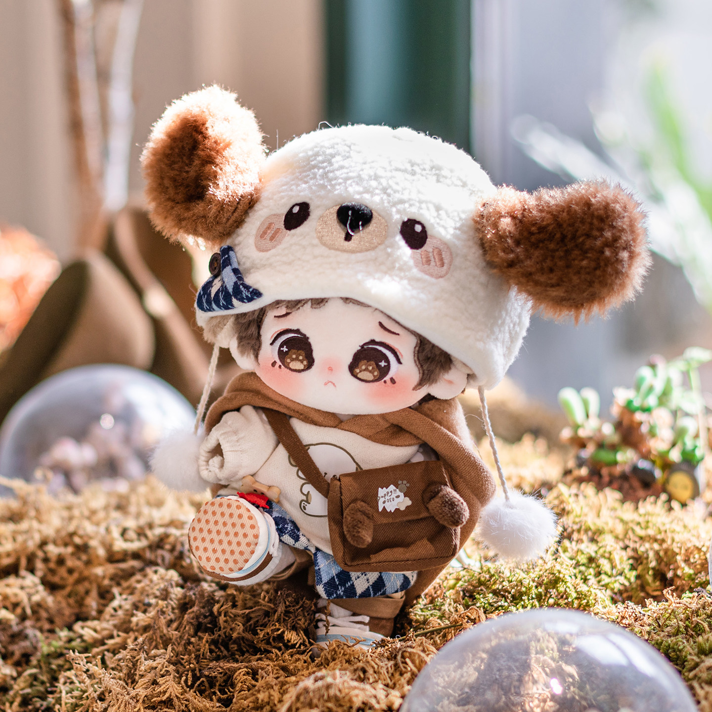 布优布优 棉花娃娃男原创正版娃衣20cm现货毛绒玩偶衣服生日礼物,淘宝优惠券,粉丝福利购,淘宝优惠卷