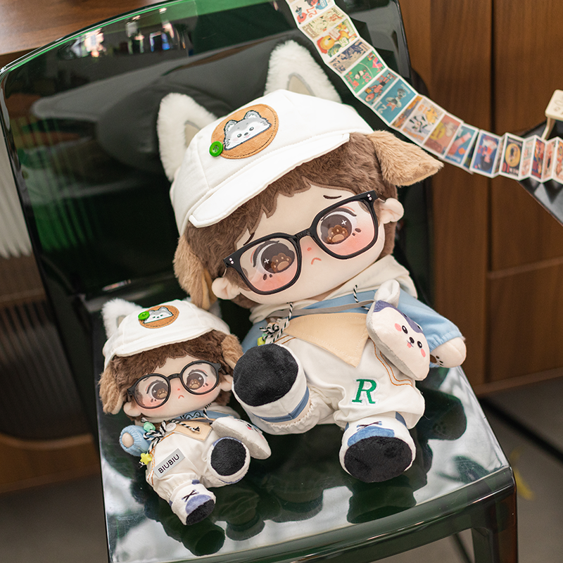 布优布优 棉花娃娃40cm站姿 正版现货娃衣原创无属性玩偶衣服男女,淘宝优惠券,粉丝福利购,淘宝优惠卷