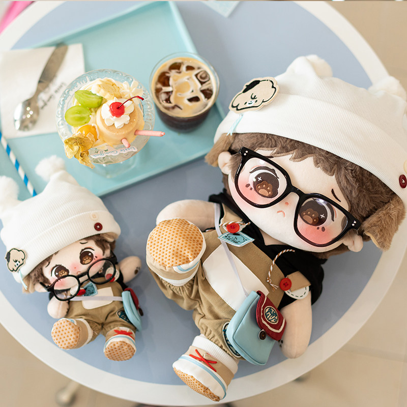 布优布优 棉花娃娃40cm站姿 正版现货娃衣原创无属性玩偶衣服男女,淘宝优惠券,粉丝福利购,淘宝优惠卷