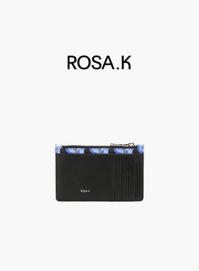 韩国Rosa.K经典老花翻盖钱包