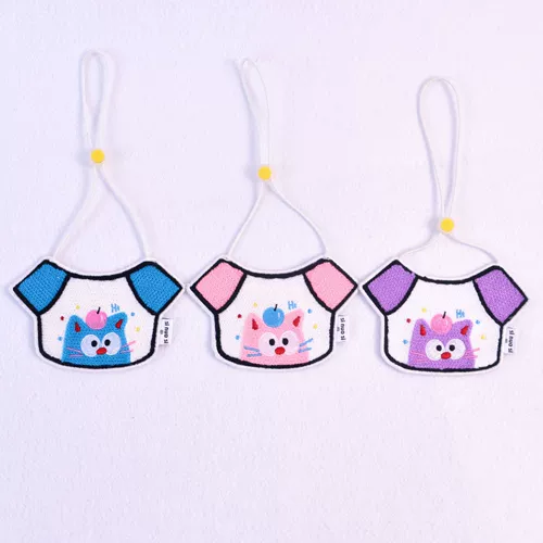 Милый слюнявчик, шарф, регулируемый нагрудник, с вышивкой