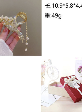 黄金麦穗抓夹女2026年新款发卡