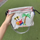 Японская нейлоновая цепочка с молнией, регулируемый альпинистский чай Лапсанг сушонг, небольшая сумка, с вышивкой