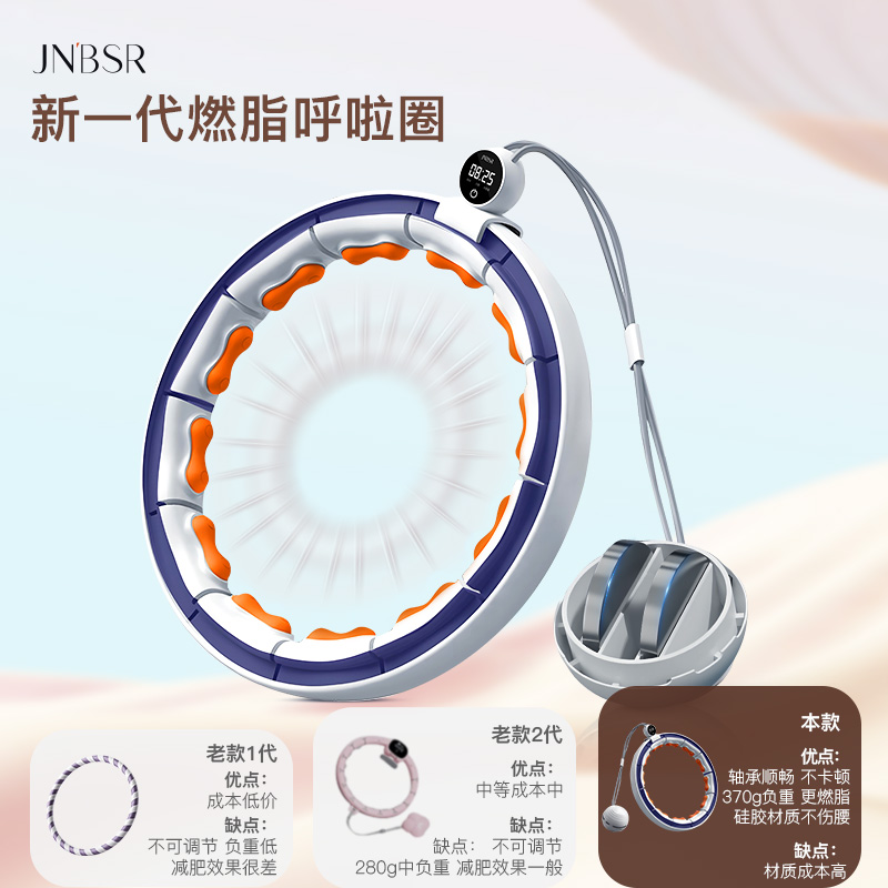 机能呼啦圈女瘦肚子收腹加重减肥不伤腰成人减小腹燃脂瘦腰腹赘肉 - 图0