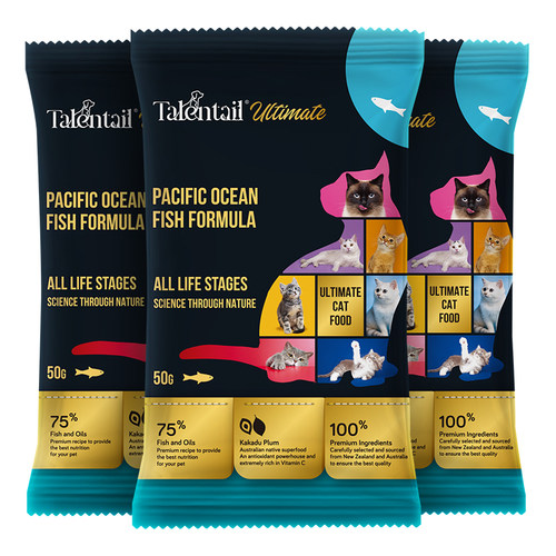 Talentail极智进口鲜肉猫粮试吃装150g(50g*3)小包装低脂低卡配方 - 图0