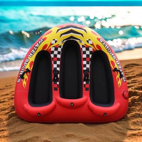 源头直供充气拖拉摩托艇牵引拖拽冲浪板水上布套沙发娱乐玩具多款 - 图2