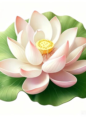 荷花莲花防水家居贴画镂空墙贴印花门窗瓷砖贴纸自贴冰箱装饰画