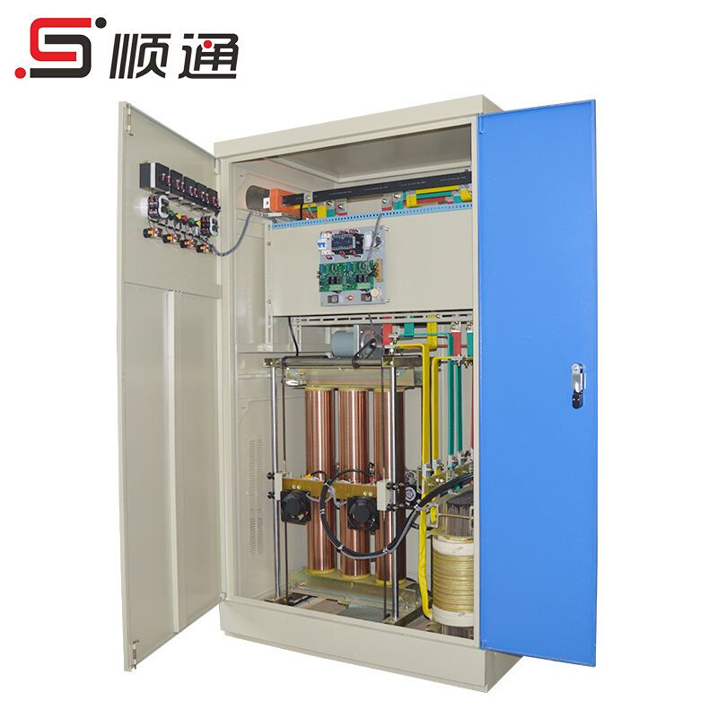 三相全自动稳压器SBW-600KVA 600KW大功率补偿式全交流稳压电源-图1