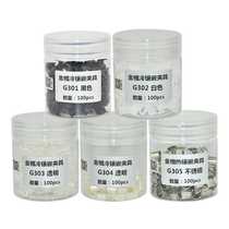 High pint gold phase cold inlaid clamp consumables experimental slicing die clamp metal transparent triangular boilerplate fixed crystal