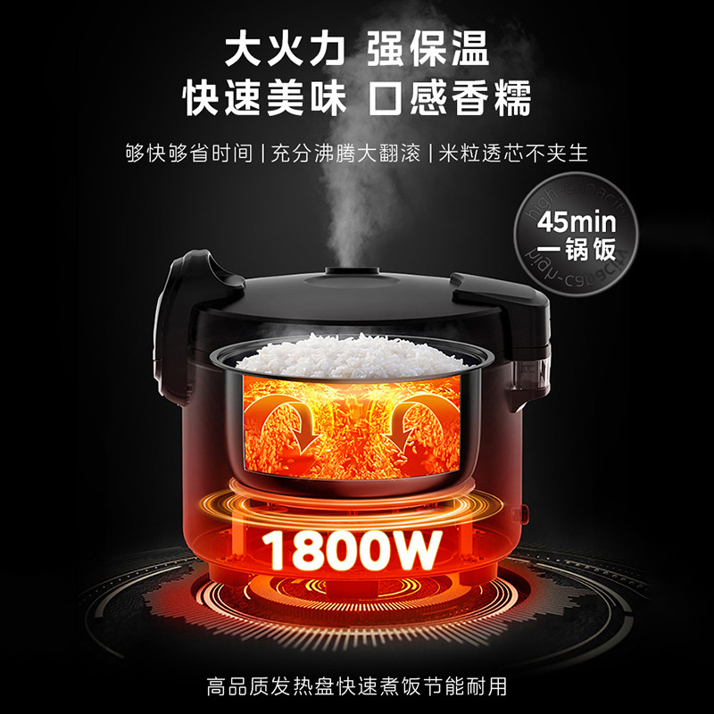 美的商用电饭锅电饭煲大容量20-30人15L超大号酒店饭店食堂专用,淘宝优惠券,粉丝福利购,淘宝优惠卷