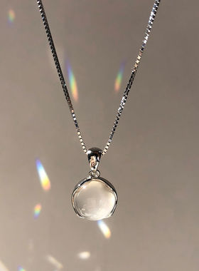 2025新款白玉髓轻奢小众设计项链