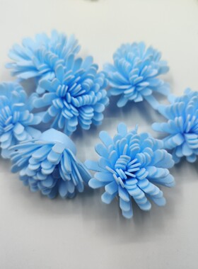 厂家现货PE花假花白色