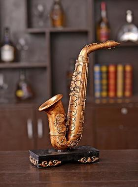 复艺古做旧w8000-15萨克餐斯摆件模型酒吧橱陈列厅家居铁皮窗树脂