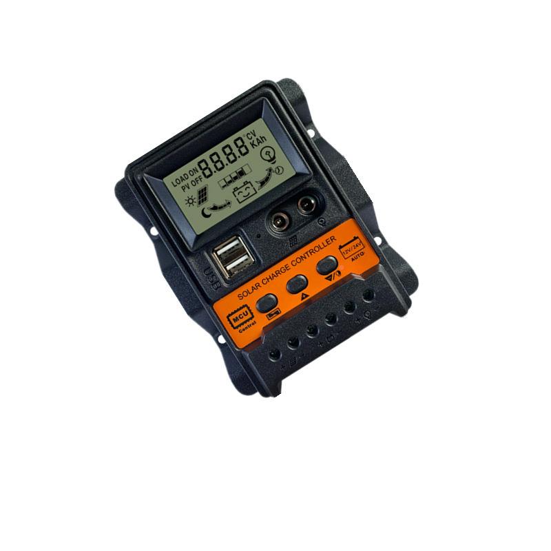 10A20伏A30AK1688光发电控制器1P2V24V液晶太阳能控制器WM充电控 - 图3