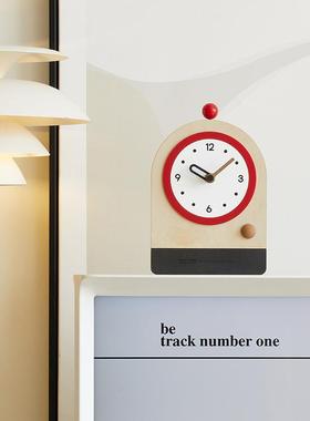 wozoom卧室ins桌面摆件家饰座钟电视柜装饰品台钟玄关摆件