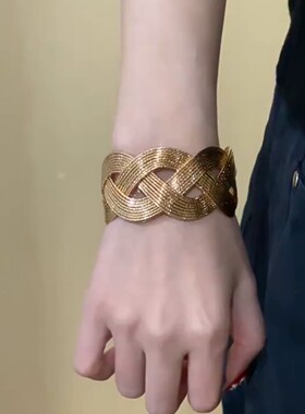 中古vintage金色多层缠绕