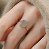 New Mushan Purple Smoke Purple and Qingshui Ring Women's Niche
