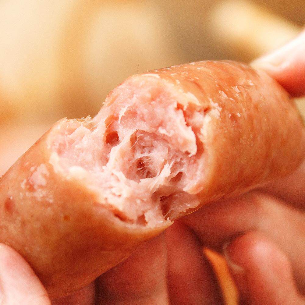 火山石烤肠地道肉肠台式热狗脆皮肠黑胡椒火腿肠极速发货-图2