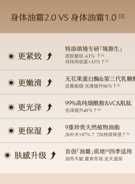 CHARMNOTES颂境油霜润肤乳身体乳