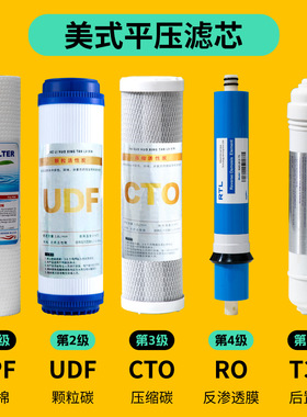 10寸平压UDF颗粒炭 净水机前置活性炭滤芯通用净水器滤芯批发厂家