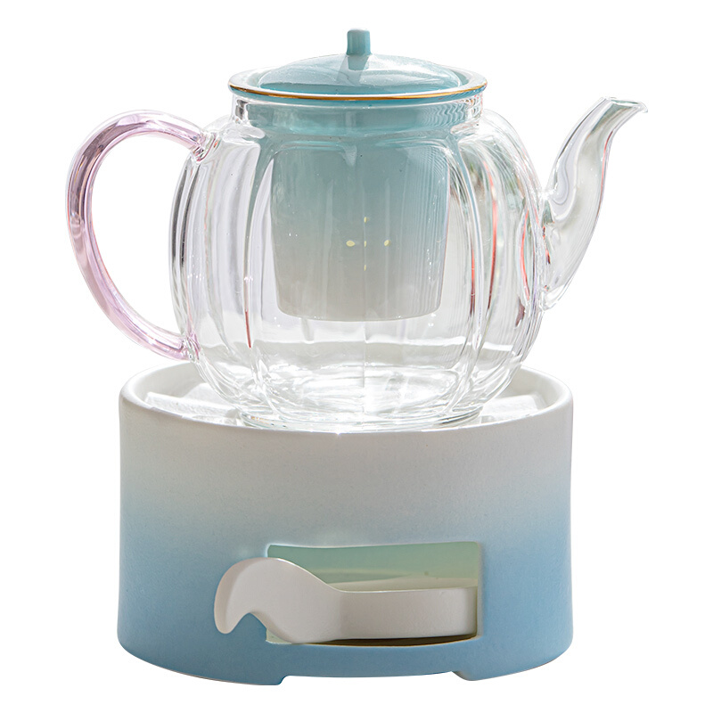 蜡烛温茶炉套装陶瓷热茶暖茶炉家用温茶器加热保温底座花茶煮茶壶 - 图3