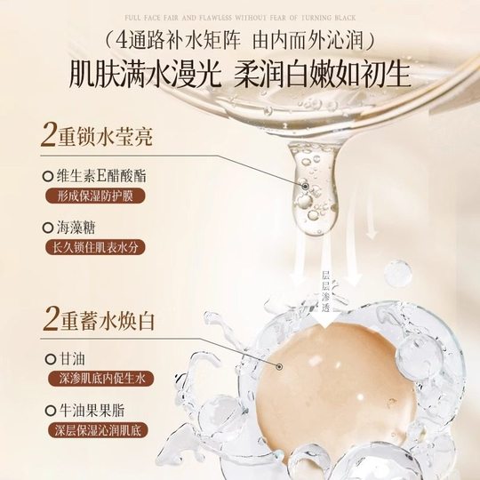 Vitamin E essence vitamin E milk improves dull spots and yellowing capsule combination cream for women moisturizing official genuine
