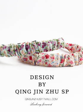 清瑾珠发箍布甜美高颜值